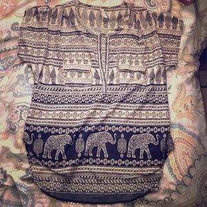 Tribal Print Blouse